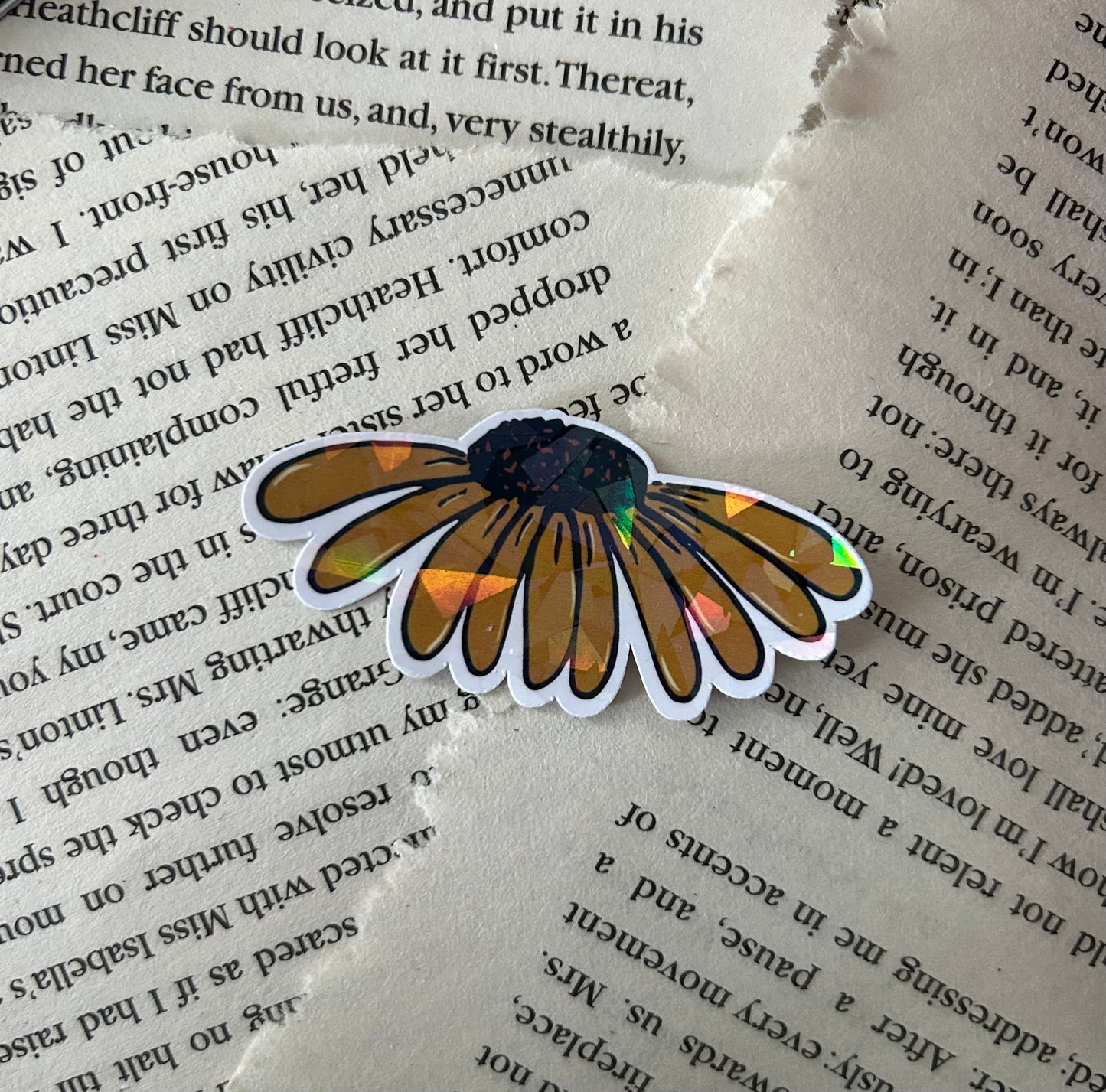 Holographic Sunflower Sticker